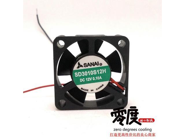 SANAI SD3010S12H 30x30x10MM 3CM 12V 0.10A 2Lines for LED cooling fan