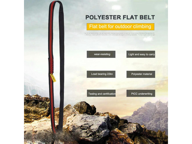 Outdoor Rock Climbing Belt Sling Wear Resistant Strap Mountaineering Equipment Protective Supplies Survival Equipment