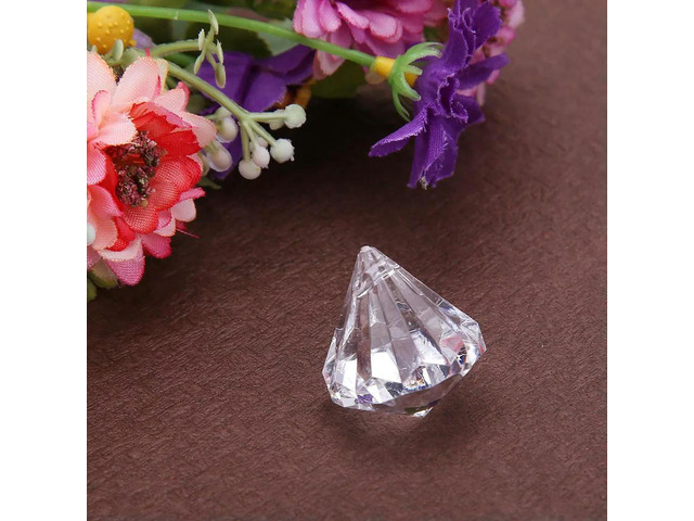 20pcs Chandelier Crystal Beads Fashion Acrylic Crystal Beads Transparent Portable Creative Elegant Exquisite Wedding Party Decor