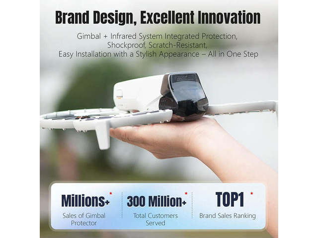 Gimbal Protector Guard Anti-collision Camera Lens Cap Cover Anti-scratch Lens Protective Cover for Flip Drone Accessories