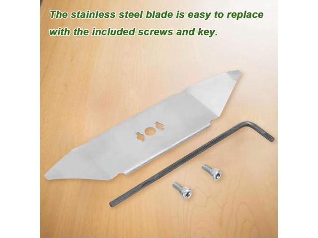 Stainless Steel Garden Lawn Mower Accessories with Hex Key Lawn Mower Blade for Robomow RX Professional