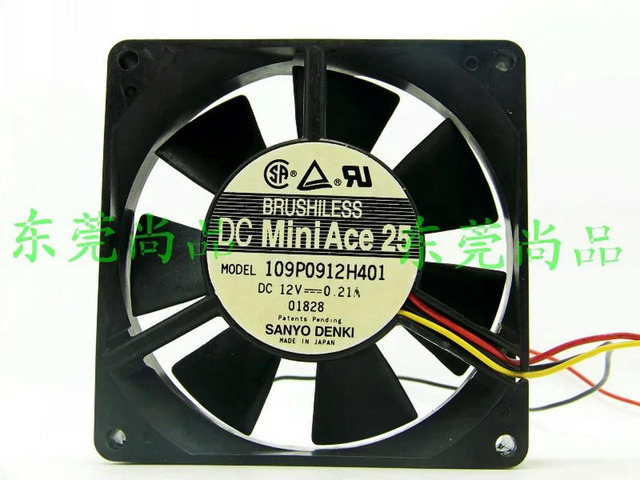 9cm 109P0912H401 9225 12v 0.21a Cooling fan