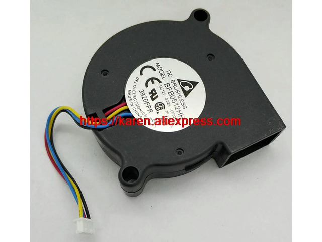 DELTA 5015 BFB0512HH -DF32 4WIRE 2wire double ball blower cooling fan