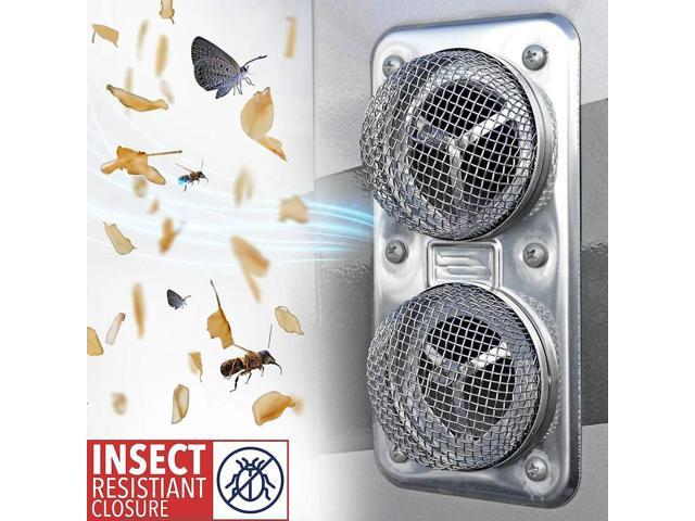 Flying Insect Screen Stainless Steel Mesh Screen Ventilation Mesh Cover Ventilation Net Cover RV Caravan Accessories