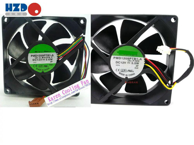 HZDO 9cm 9225 12V 5.6W PMD1209PTB1-A Cooling Fan 92*92*25MM