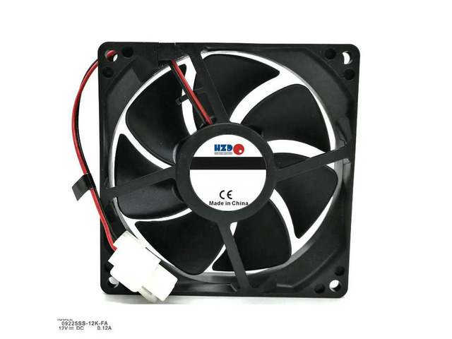 09225SS-12K-FA DC12V 0.12A 90x90x25MM 9cm 2Lines Cooling fan