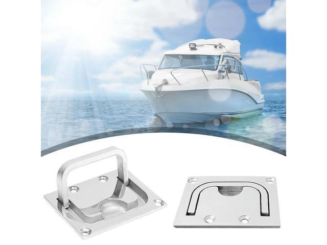 Stainless Steel Marine Locker Deck Hatch Cover Flush Pull Lift Knobs Handle Ring Marine Hardware Boat Parts