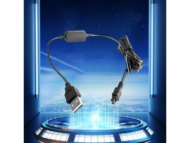 1 PC USB Adapter Power Cable AC-L200 AC-L25A AC-L25B AC-L25C USB Power Supply Adapter Charger Cord for NEX-VG20H DCR-DVD103