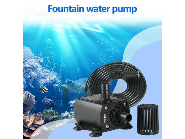 Portable Pool Submersible Water Pump Practical Multi-functional 400L/h Flow Rate Fountain Aquarium Brushless Pump