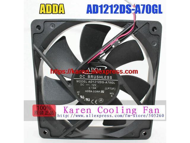 AD1212DS-A70GL DC12V 0.13A 120*120*25MM 12CM 12025 Computer chassis cooling fan