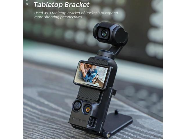 Multifunctional Desktop Base Sports Camera Accessories Expansion Adapter Mount Non-Slip Desktop Stable Bracket for Osmo Pocket 3