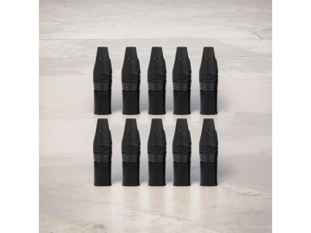 10pcs DIY Microphone XLR 3Pin Male Plug Connector Cables Solder Plug MIC Adapter for Stage Light Accessories