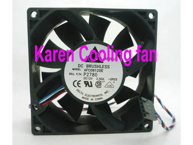 9CM AFC0912DE 9238 12V 2.5A 4Wire Cooling Fan P/N: P2780