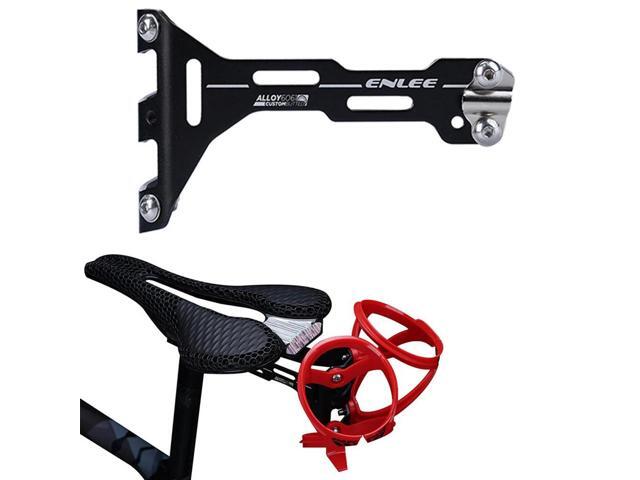 Bike Bottle Cage Saddle Mount Adapter Aluminum Alloy Bicycle Water Cup Holder Saddle Mount Rack for MTB Road Bike