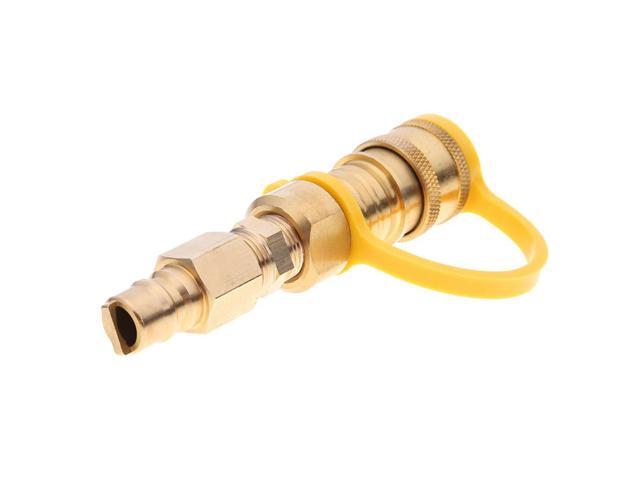 3/8 Inch LP Gas Propane Hose Quick Disconnect Kit Anti-Corrosion Propane Gas Grill Quick Connector Adapter Fitting for Grill