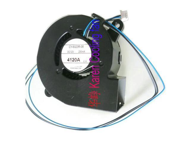 6CM 6023 12v 230mA CY-6023R-08 3wire projector Cooling fan