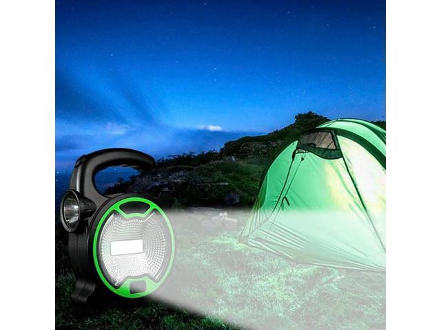 Powerful LED COB Flashlight with Handle Camping Emergency Flashlight Multifunctional LED COB Pocket Light for Night Outdoor