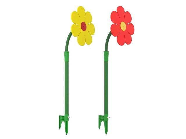 Crazy Daisy Sprinkler 360 Degree Rotable Flower Shape Water Spray Toy Sun Flower Dancing Daisy Lawn Sprinkler for Lawn & Garden