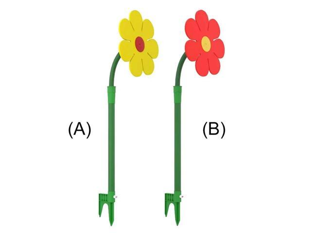 Crazy Daisy Sprinkler 360 Degree Rotable Flower Shape Water Spray Toy Sun Flower Dancing Daisy Lawn Sprinkler for Lawn & Garden