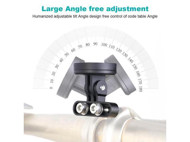 Bicycle Speedometer Stem Mount Adjustable Angle Bike Stopwatch Mount Holder Lightweight Bicycle Handlebar Code Rack for Gopro