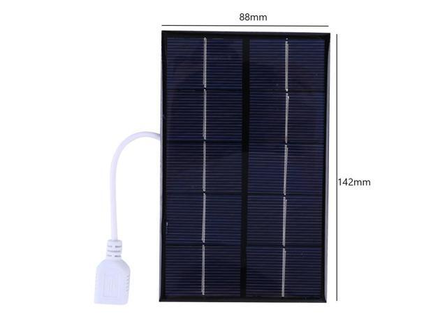 5W 5V Portable Solar Panel Polysilicon USB Solar Cell Panel Solar Charging Panel for 3-5V /Phone Charging