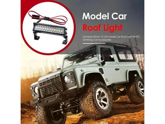 55mm 12 LED Hight Bright Dome Light Roof Lamp for 1/10 RC Car Model Universal