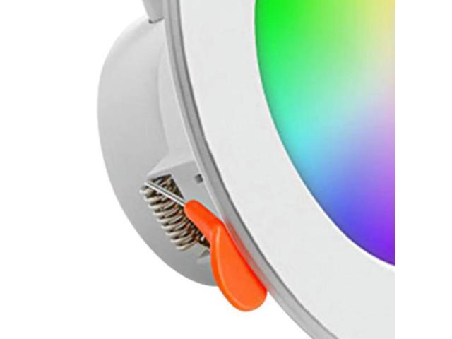 1-5PCS RGB LED Bulb Tuya Downlight Spotlight Bluetooth-Compatible Lamp 10W 85-265V APP Control RGBCW Garland Atmosphere Decor