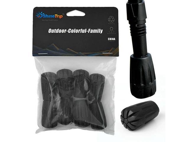 8Pcs Trekking Poles Tips Anti-Slip Hiking Pole Replacement Tips Alpenstock Protector Cap for Trekking Poles
