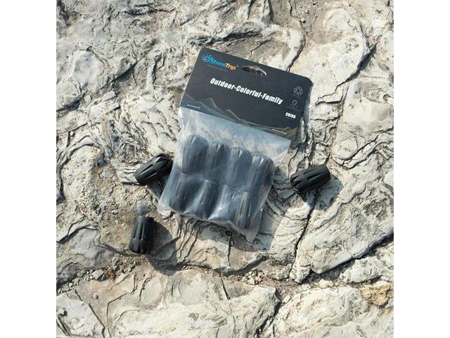 8Pcs Trekking Poles Tips Anti-Slip Hiking Pole Replacement Tips Alpenstock Protector Cap for Trekking Poles