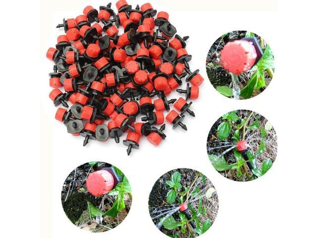 200FT Quick-Connect Drip Irrigation System Kit with 1/4 Inch 1/2 Inch Irrigation Tubing Hose for Greenhouse Yard Lawn Plant