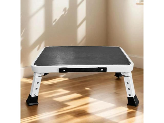 1 Step Foldable Heavy Duty Stepladder with Wide Pedal Anti-Slip Step Stool Lightweight Step Stool for Household Garage