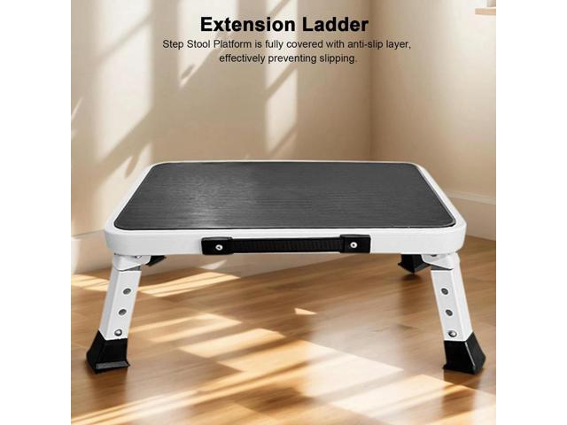 1 Step Folding Anti-Slip Step Stool Lightweight Step Stool Collapsible Folding Step Stool for Adults Household Outdoor Indoor