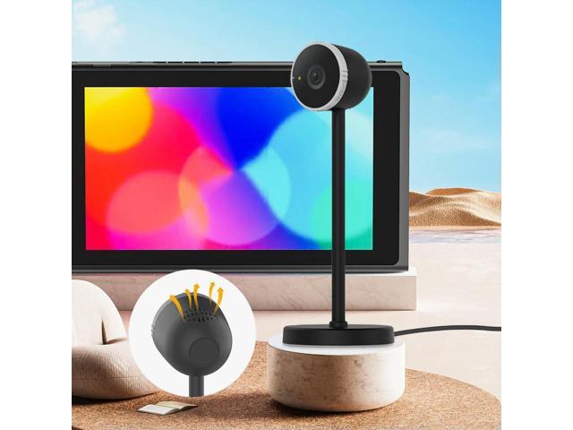 For NS2 Creative Desktop Camera Anti-Slip Video Recording Camera Adjustable High Definition Computer Camera Gaming Accessories