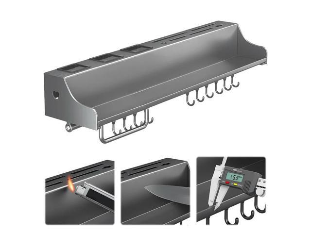 60CM Hanging Rack Punch-Free l Rack Space-Saving Spice Organizer for Chopsticks Spoons Shovels Organize