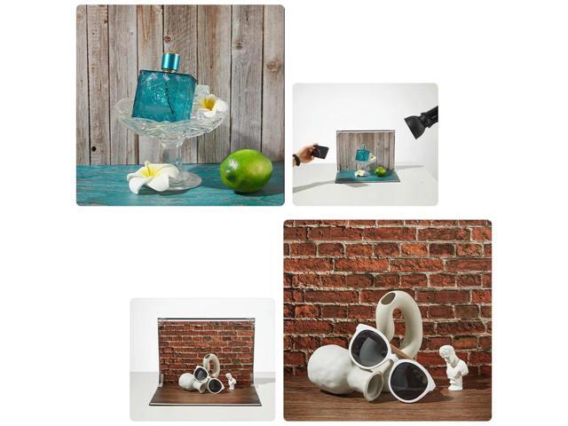 Photo Backdrop Board Small Product Photography Backdrops Kit Food Photography Backdrop Board for Food Jewelry & Mini Items