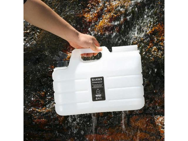 11L Drinking Water Bucket with Faucet and Large Capacity Water Dispenser for Vehicle Camping and Outdoor Use
