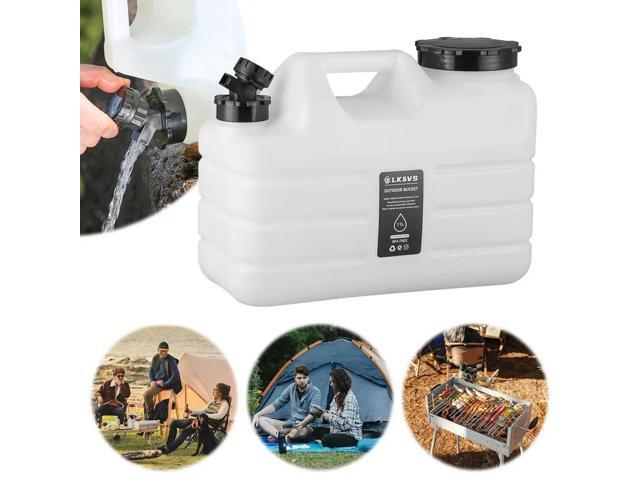 11L Drinking Water Bucket with Faucet and Large Capacity Water Dispenser for Vehicle Camping and Outdoor Use