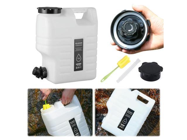 12L Water Container with Faucet Water Dispenser Carrier Large Capacity Water Container Jug for Vehicle Car Camping