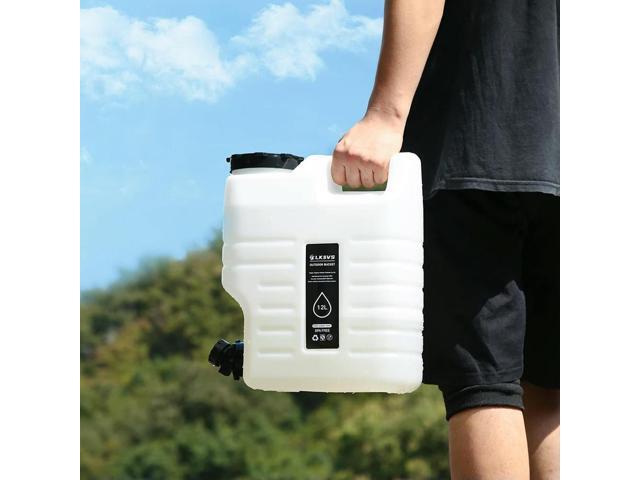 12L Water Container with Faucet Water Dispenser Carrier Large Capacity Water Container Jug for Vehicle Car Camping