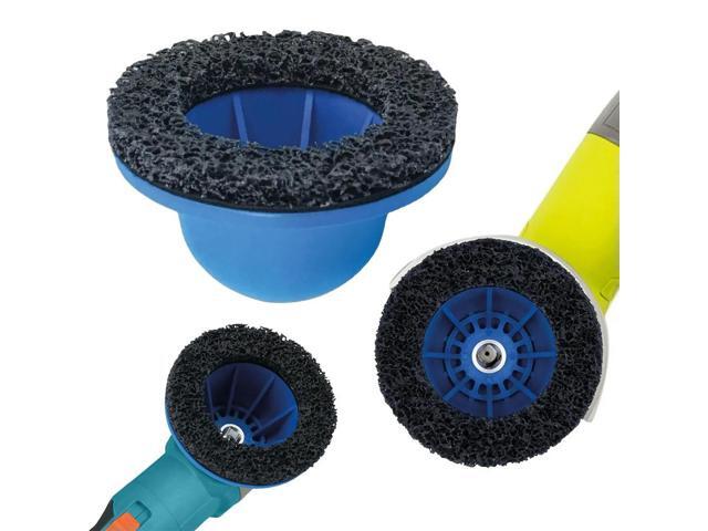 Professional Wheel Hub Grinder Kit Wheel Hub Brush Grinder Resurfacing Cleaning Kit 150mm for Cordless/ Air Drill