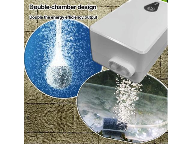 6V 2W Solar Oxygen Pump Powered Aquarium Oxygen Aerator Air Pump Solar Oxygenator for Garden Fish Tank Outdoor Pool Pond