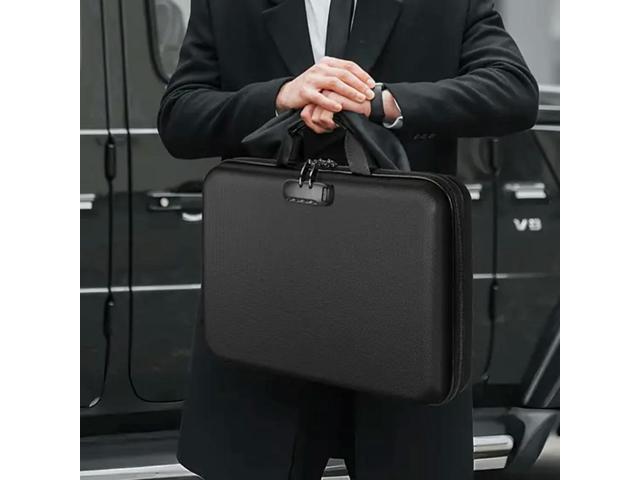 13 Accordion Pocket Fireproof Document Box with Lock Waterproof Briefcase Large Capacity for Offices Business Travel Meeting