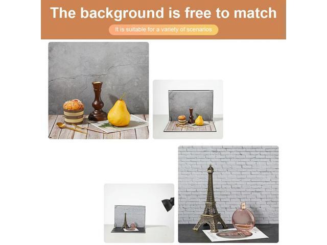Small Product Photography Backdrops Kit Table Top Food Background Kit Photo Background Set for Food Jewelry Photo Shootings