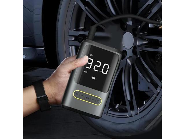 Electric Tire Pump with Light Portable Car Inflator Pump Power Display Car Tire Inflator for Automobile Bicycle Ball