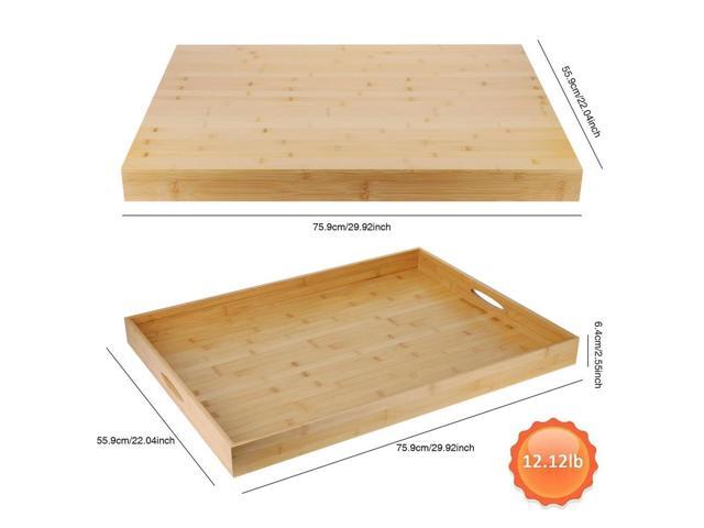 Bamboo Wood Stove Top Cover and Cutting Board Noodle Board Large Charcuterie Board for Electric Stove and Gas Stove