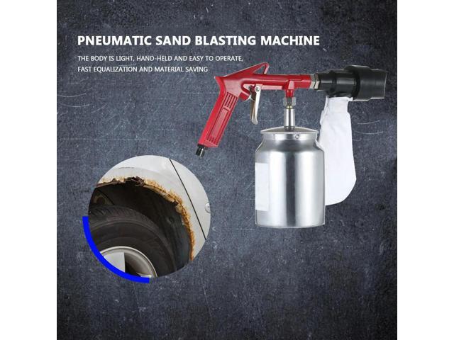 Anti-rust Sandblaster Handheld Pneumatic Sand Blasting Machine Glass Sprayer Sandblasting Machine with Small Nozzle PS-11R
