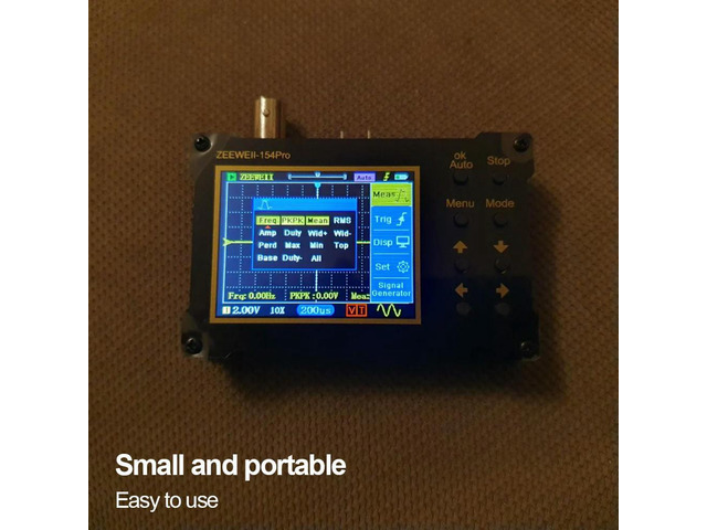 High-Speed Oscilloscope 40M Sampling Rate Digital Handheld Oscilloscope 18MHz Bandwidth Support Signal Generator Car Repair Tool