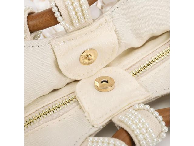 Handmade Heavy Industry Natural Shell Beaded Clutch Purse Wooden Handle Beach Bag Women's Wedding Party Bag 2025