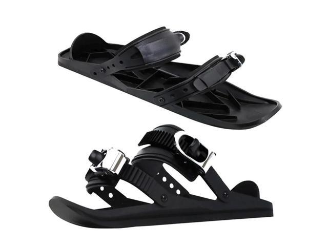 Mini Short Ski Skates Snowboard Boots Skiboards Portable Short Mini Skating Ski Shoes for Winter Outdoor Sports
