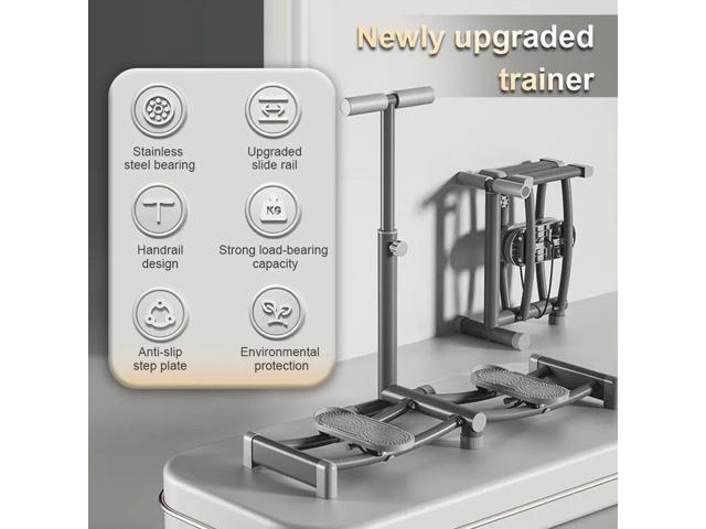 Pelvic Floor Muscle Training Device LCD Display Indoor Ski Training Equipment Non-Slip for Body Muscle Strengthening Accessories